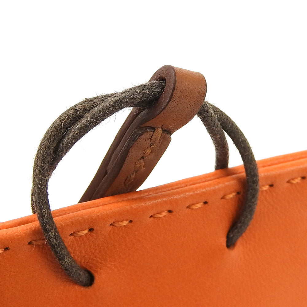 HERMES Bag charm Anyo Miro Orange sack orange Women Used Authentic