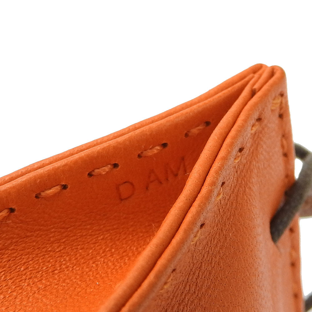 HERMES Bag charm Anyo Miro Orange sack orange Women Used Authentic