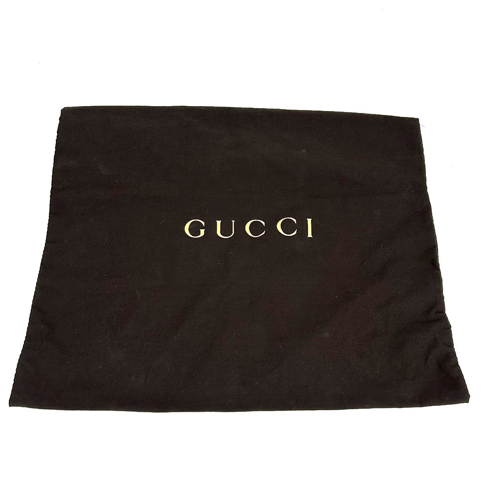 GUCCI Handbag 368827 leather black Swing Small Women Used Authentic