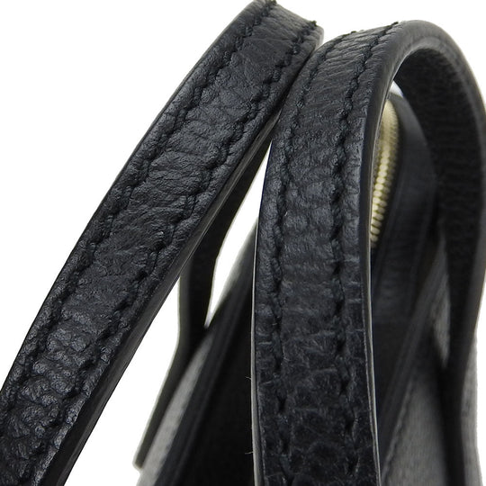 GUCCI Handbag 368827 leather black Swing Small Women Used Authentic