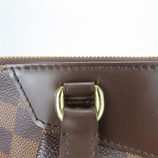 LOUIS VUITTON Tote Bag N41102 Damier, Leather Brown Westonminster PM Women Used Authentic