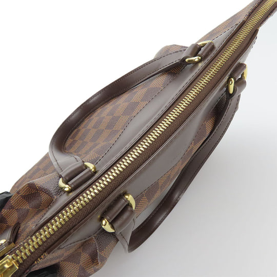 LOUIS VUITTON Tote Bag N41102 Damier, Leather Brown Westonminster PM Women Used Authentic