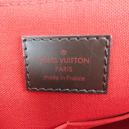 LOUIS VUITTON Tote Bag N41102 Damier, Leather Brown Westonminster PM Women Used Authentic