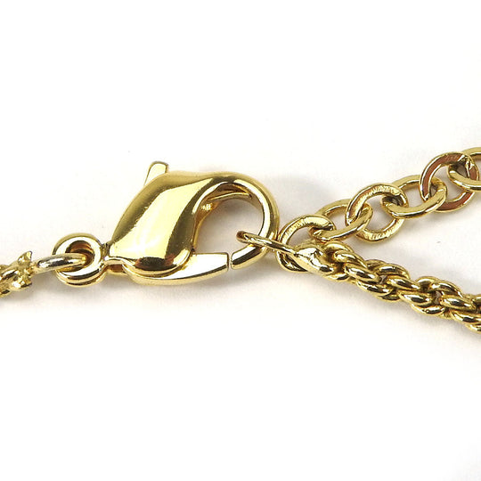Christian Dior Necklace metal gold Women Used Authentic