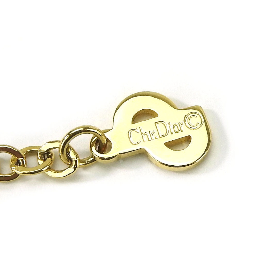 Christian Dior Necklace metal gold Women Used Authentic