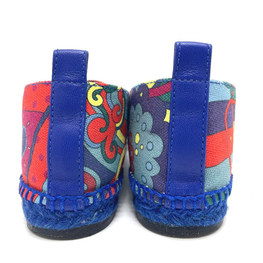 HERMES Slip-on cotton multicolor Espadrille Women 35 Used Authentic