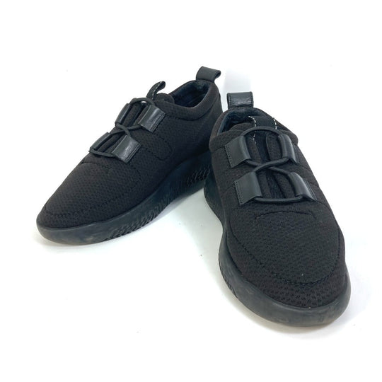 HERMES sneakers Mesh / leather black mesh Women 37 Used Authentic