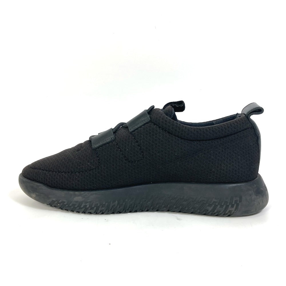 HERMES sneakers Mesh / leather black mesh Women 37 Used Authentic
