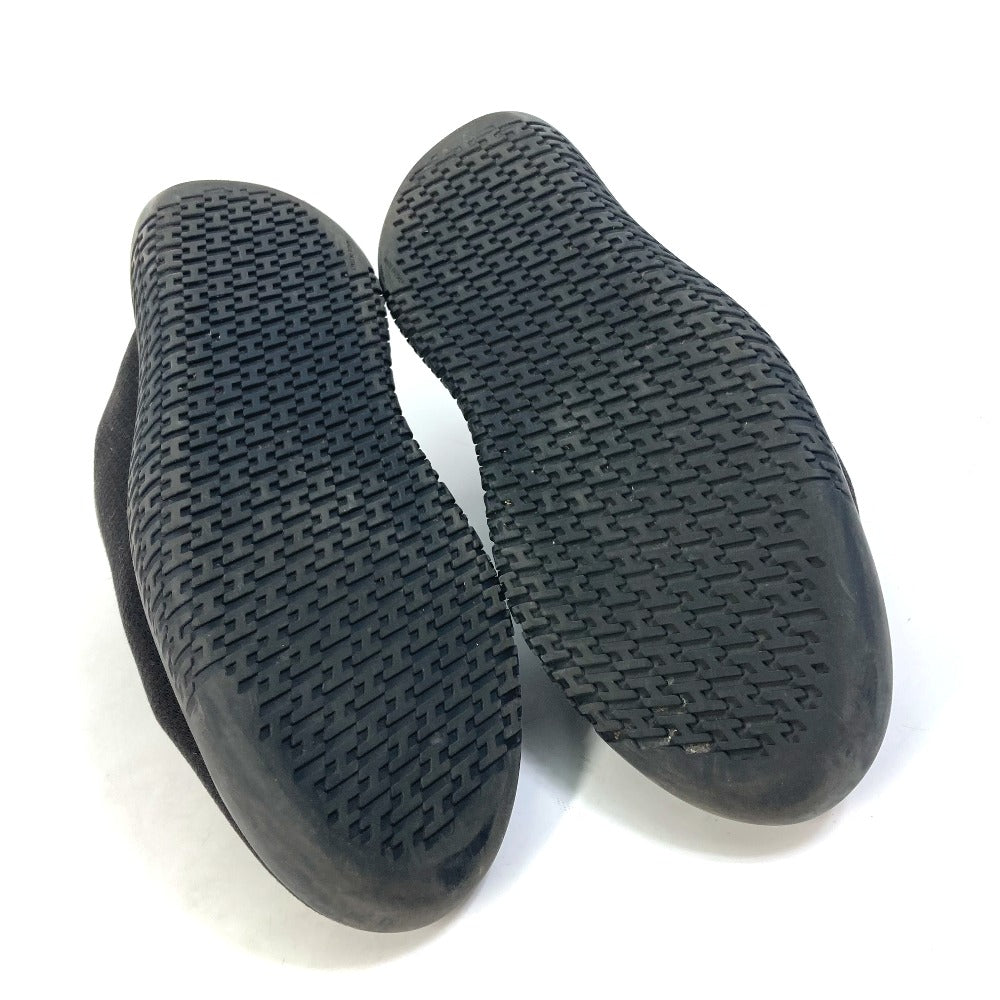 HERMES sneakers Mesh / leather black mesh Women 37 Used Authentic