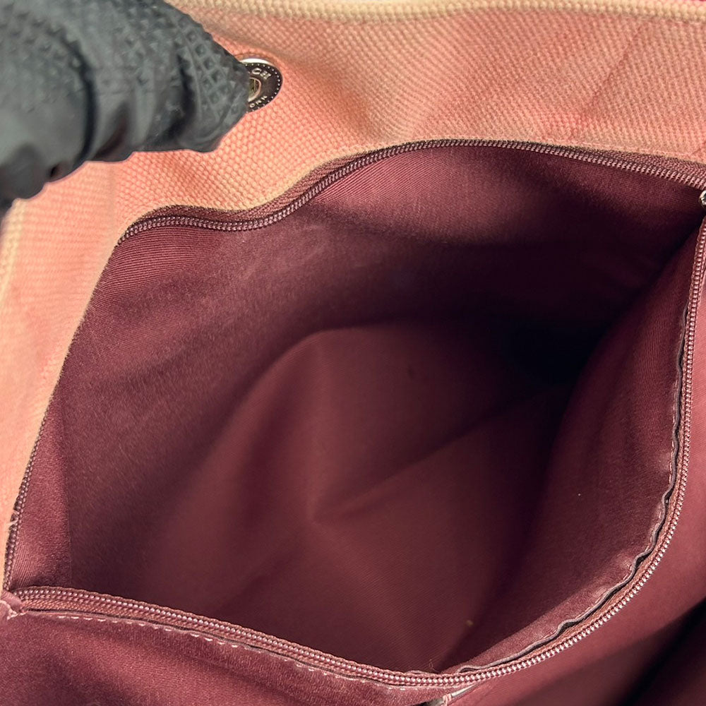 COACH Tote Bag 391 canvas pink Women Used Authentic