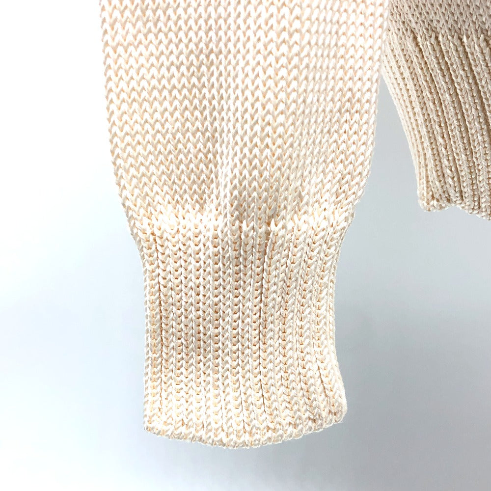 HERMES cardigan silk beige Outerwear Long Sleeve Women 36 Used Authentic