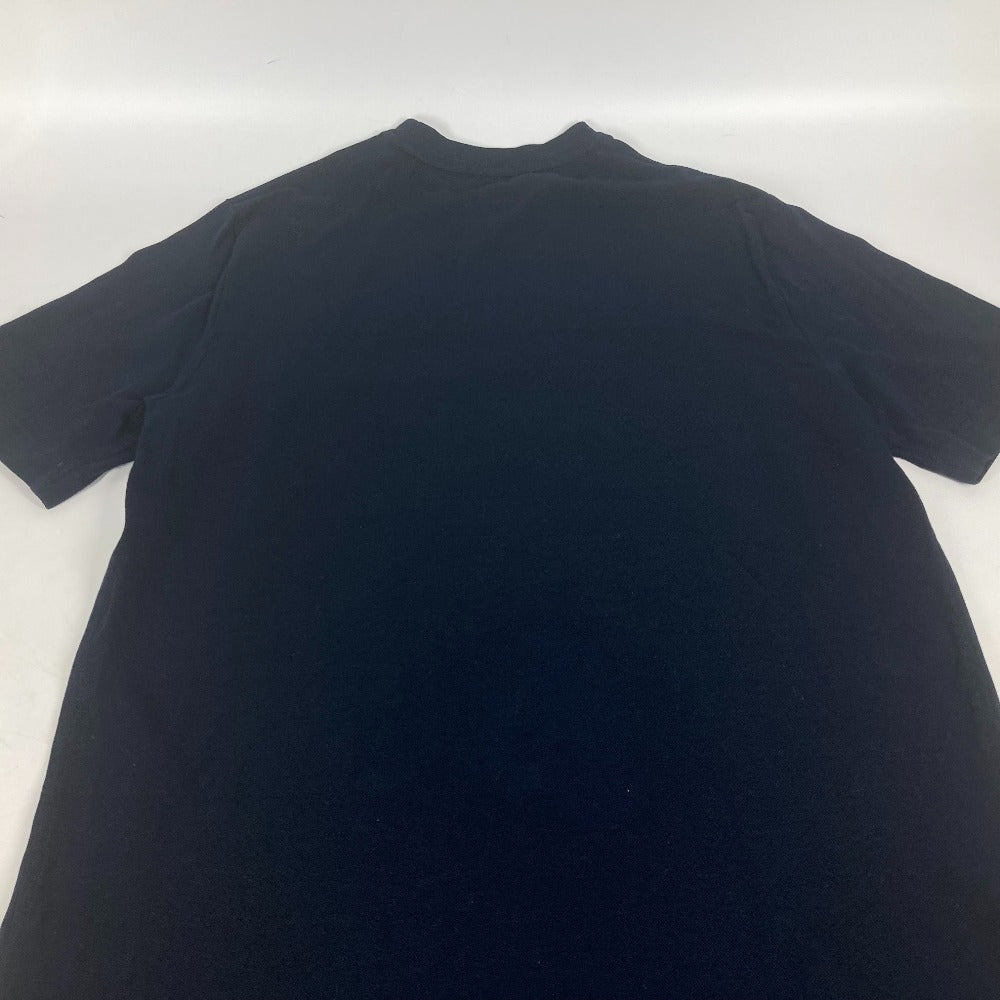 HERMES Short sleeve T-shirt cotton Navy pocket logo M