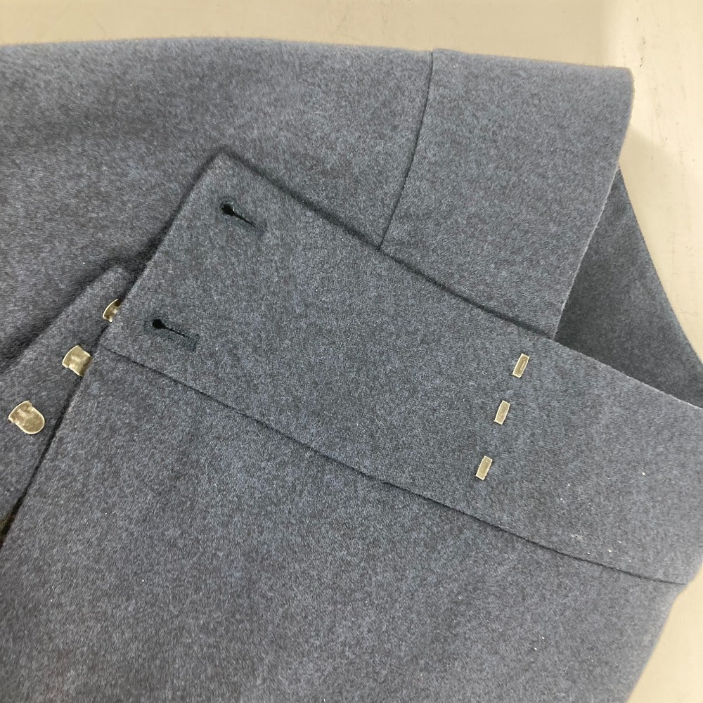 HERMES skirt wool Navy Plain Women 34 Used Authentic