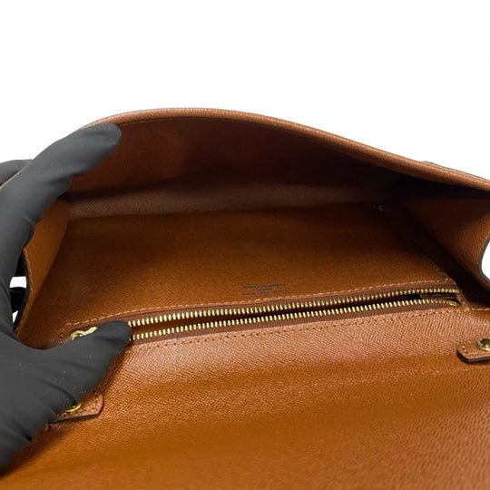 LOUIS VUITTON Shoulder Bag leather Brown Monogram