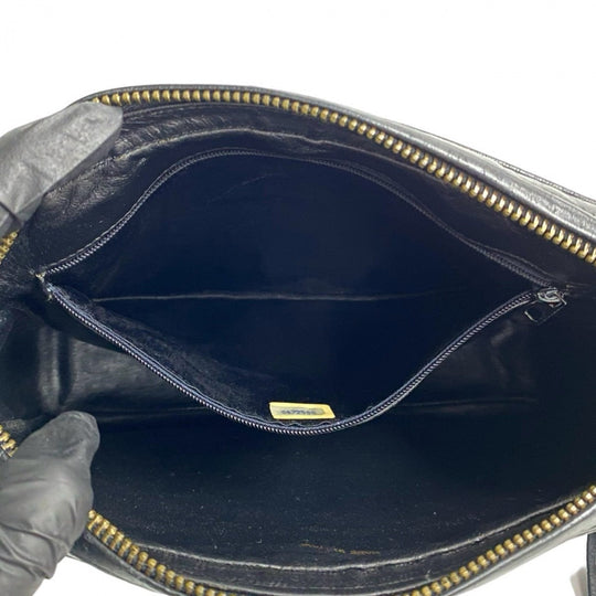 CHANEL Shoulder Bag lambskin black