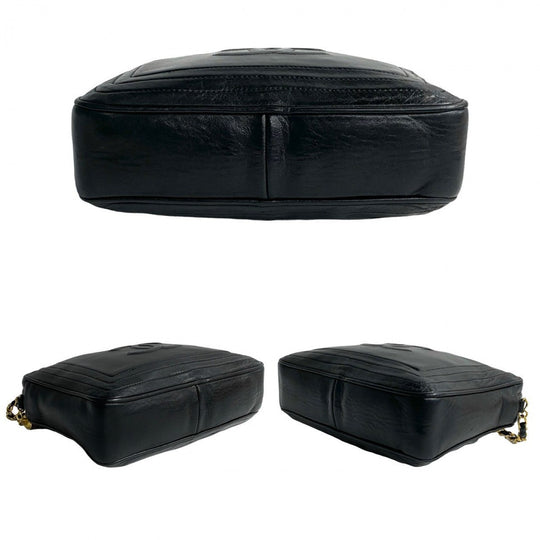 CHANEL Shoulder Bag lambskin black