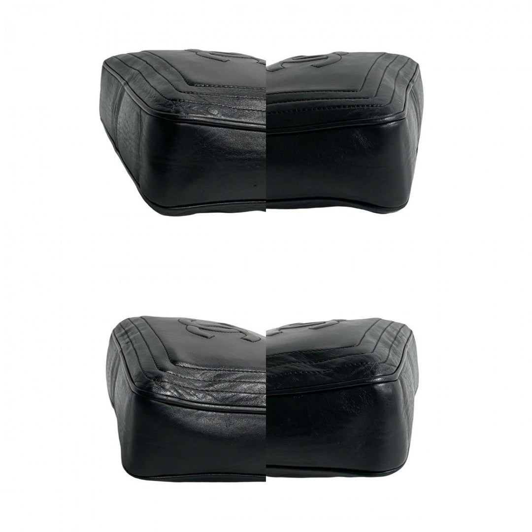CHANEL Shoulder Bag lambskin black