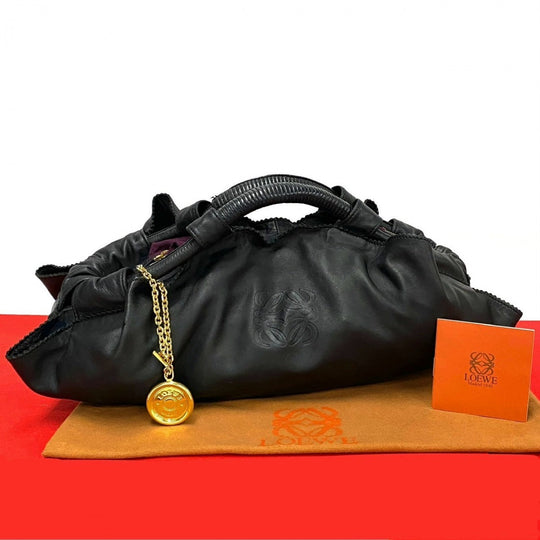 LOEWE Handbag leather black Nappa Aire