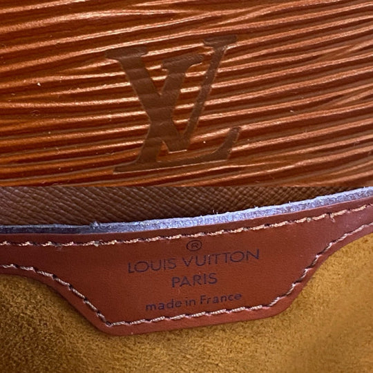 LOUIS VUITTON Backpack Epi Leather Brown Epi Mabillon