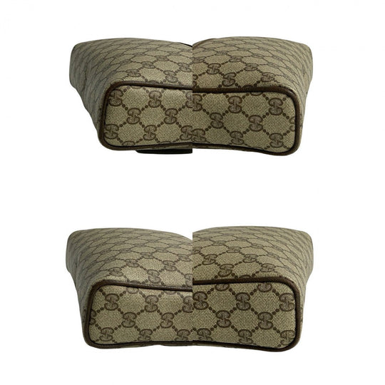 GUCCI Shoulder Bag leather Brown Old Gucci