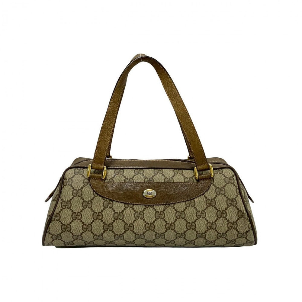 GUCCI Handbag leather Brown