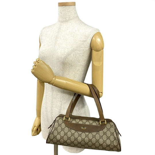 GUCCI Handbag leather Brown