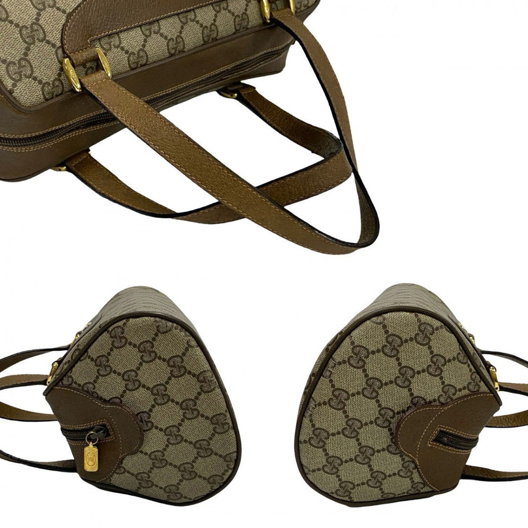 GUCCI Handbag leather Brown