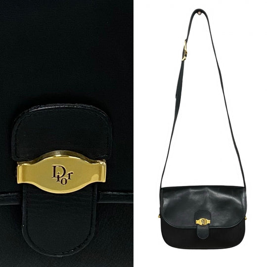 Dior Shoulder Bag leather black