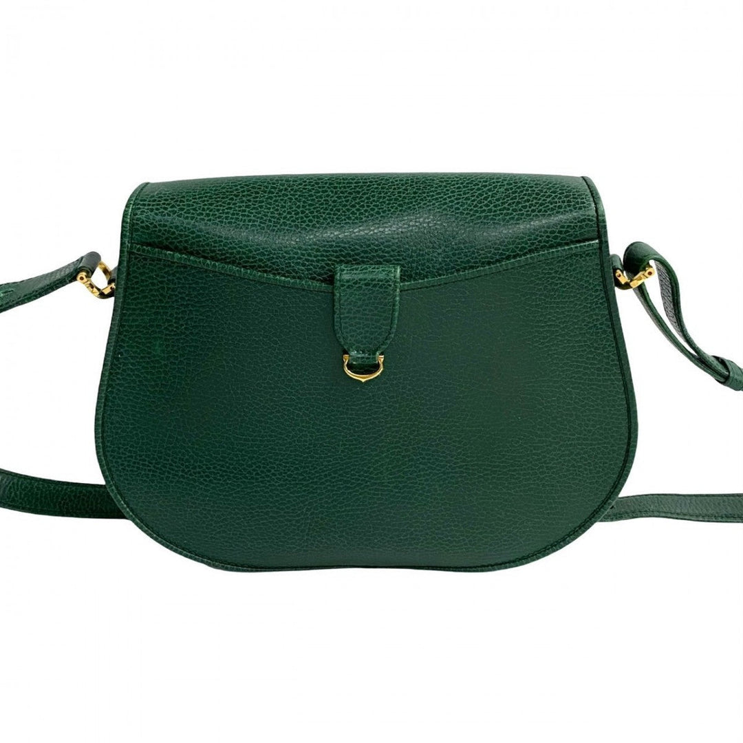 CARTIER Shoulder Bag leather khaki