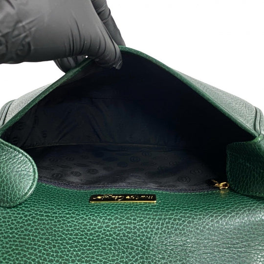 CARTIER Shoulder Bag leather khaki