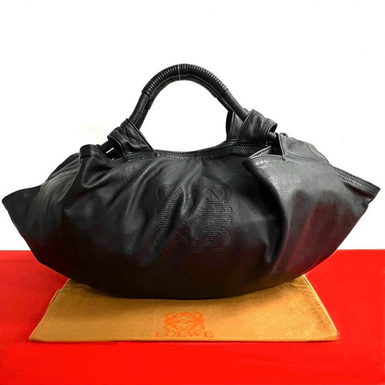 LOEWE Handbag leather black Nappa Isle