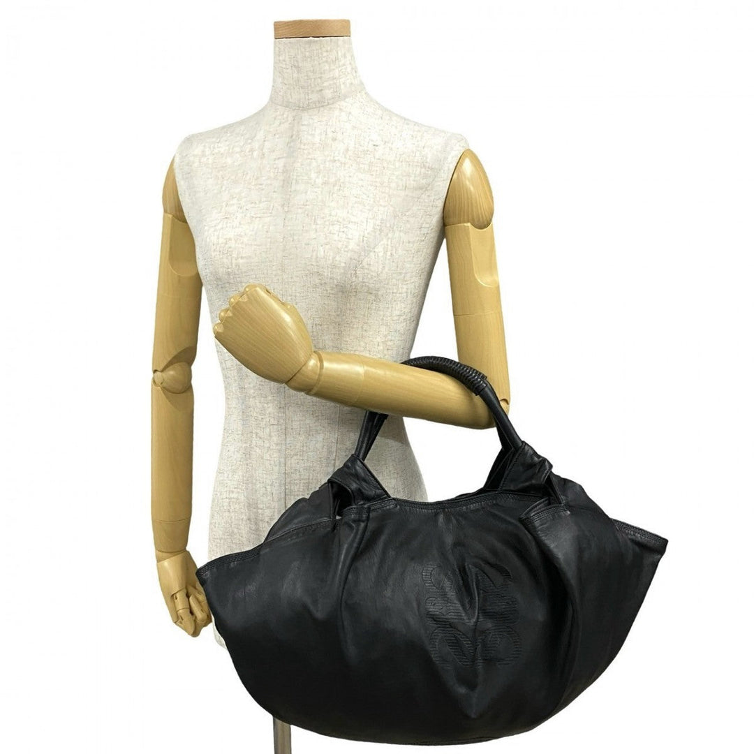 LOEWE Handbag leather black Nappa Isle
