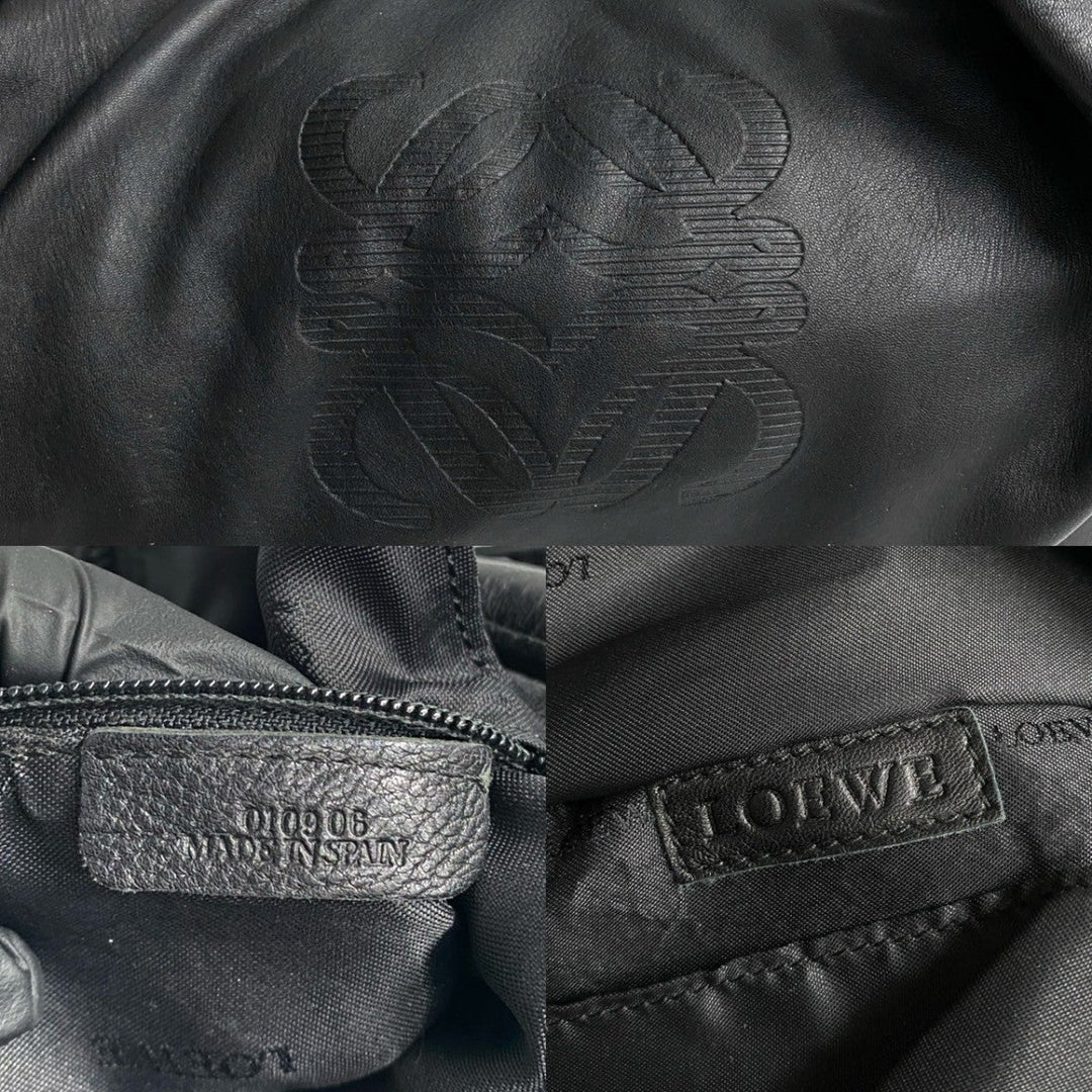 LOEWE Handbag leather black Nappa Isle