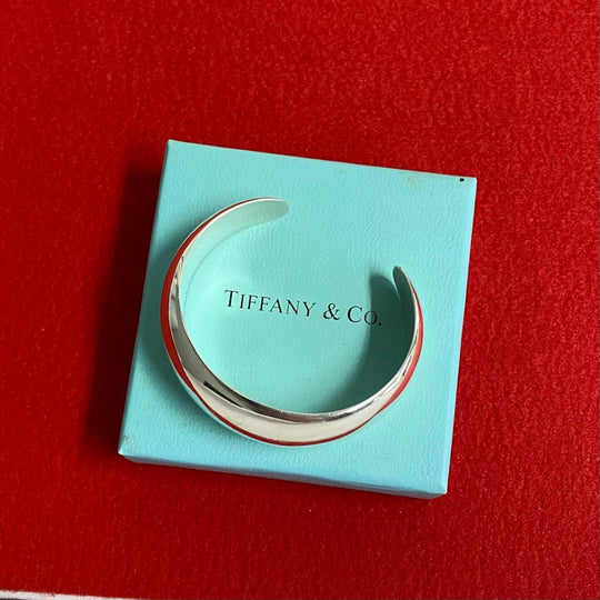 TIFFANY&Co. bracelet Silver925 Silver Mexican Bone Cuff Bangle