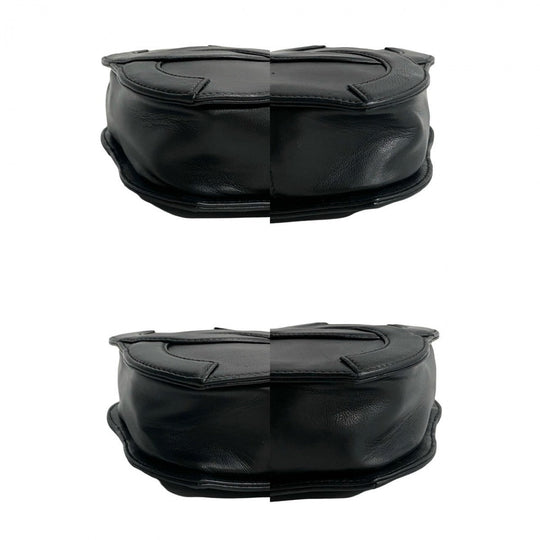 CHANEL Shoulder Bag leather black