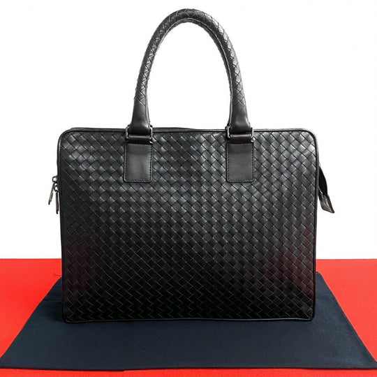 BOTTEGAVENETA Handbag leather black
