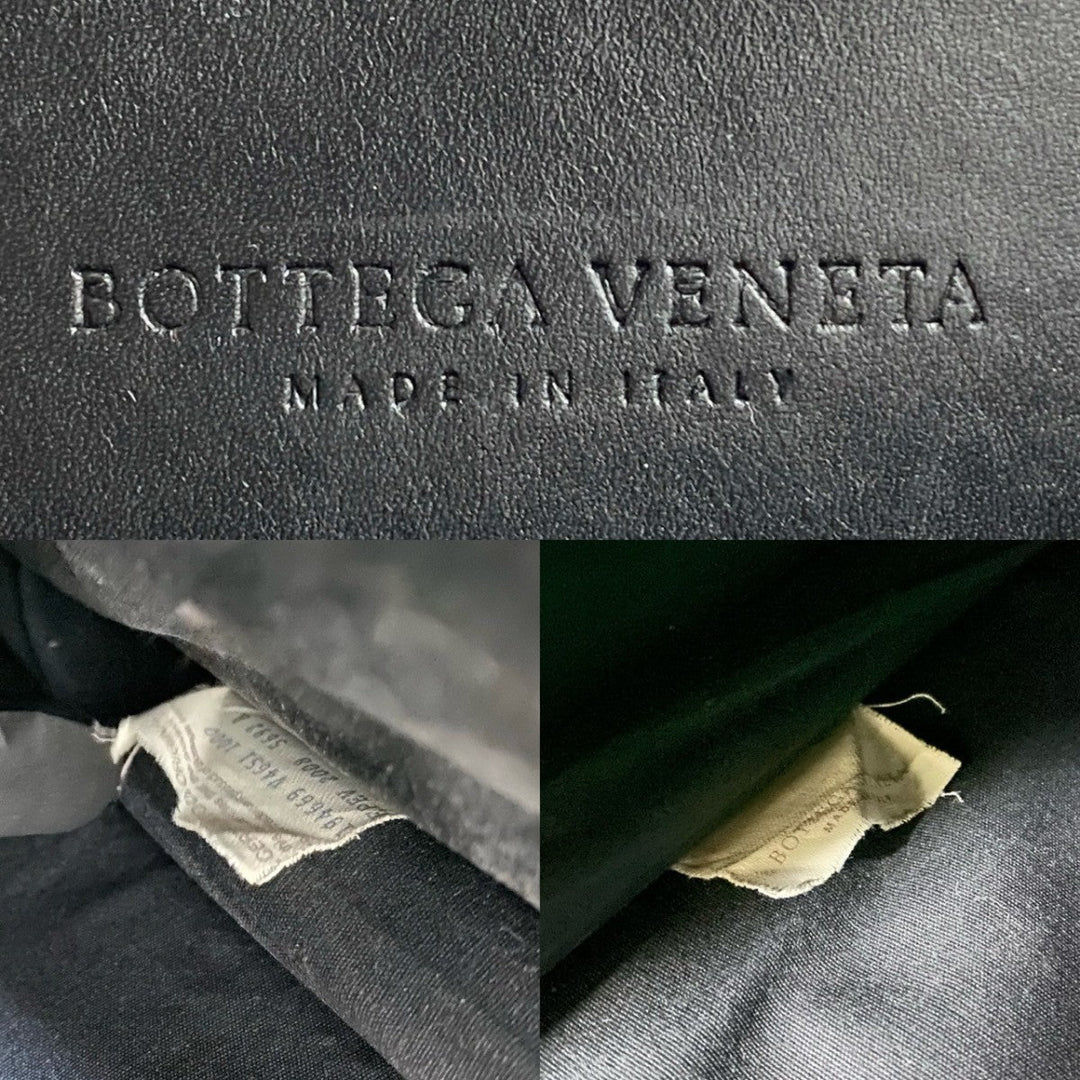 BOTTEGAVENETA Handbag leather black