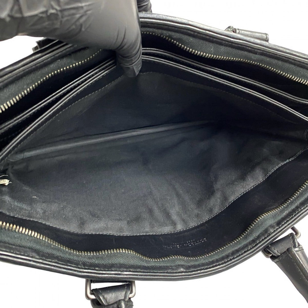 BOTTEGAVENETA Handbag leather black