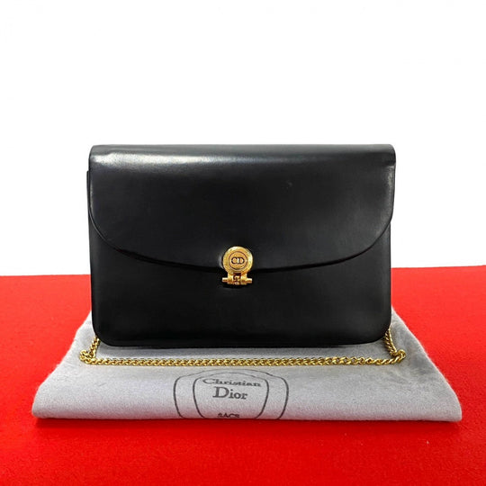 Dior Shoulder Bag leather black