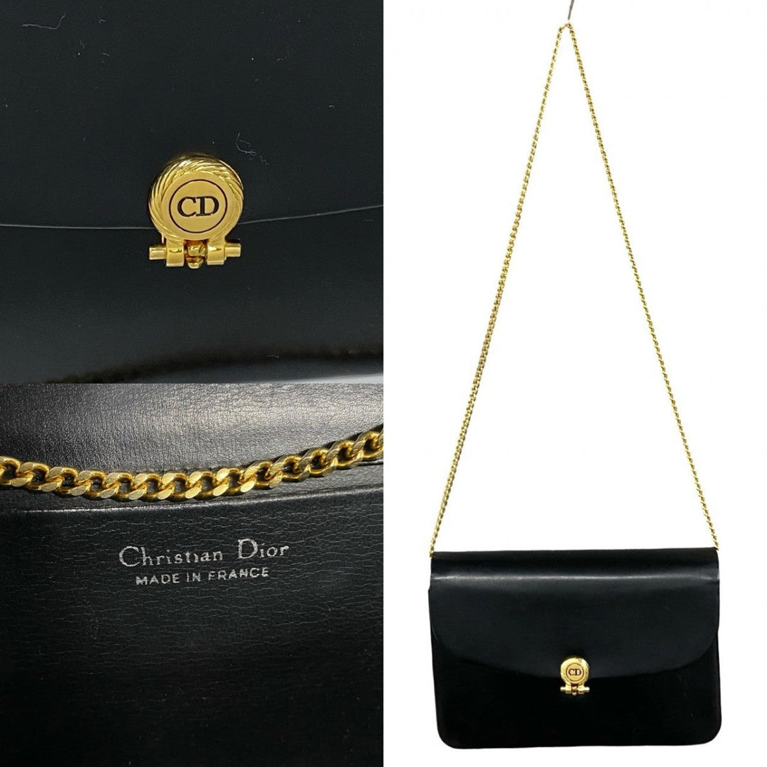 Dior Shoulder Bag leather black