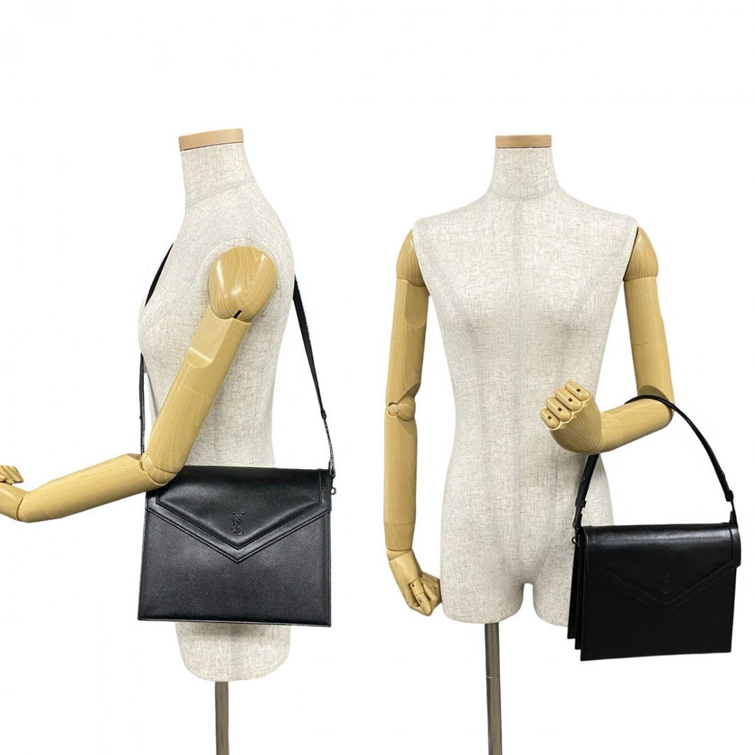YVES SAINT LAURENT Handbag leather black