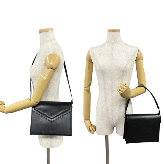 YVES SAINT LAURENT Handbag leather black