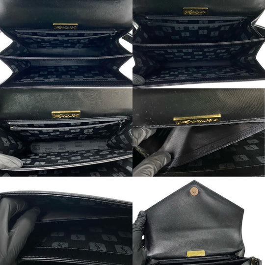YVES SAINT LAURENT Handbag leather black