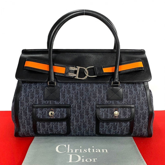 Dior Tote Bag denim Navy Flight Line