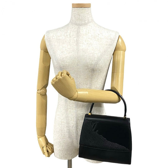 LOUIS VUITTON Handbag leather black Opera Athens