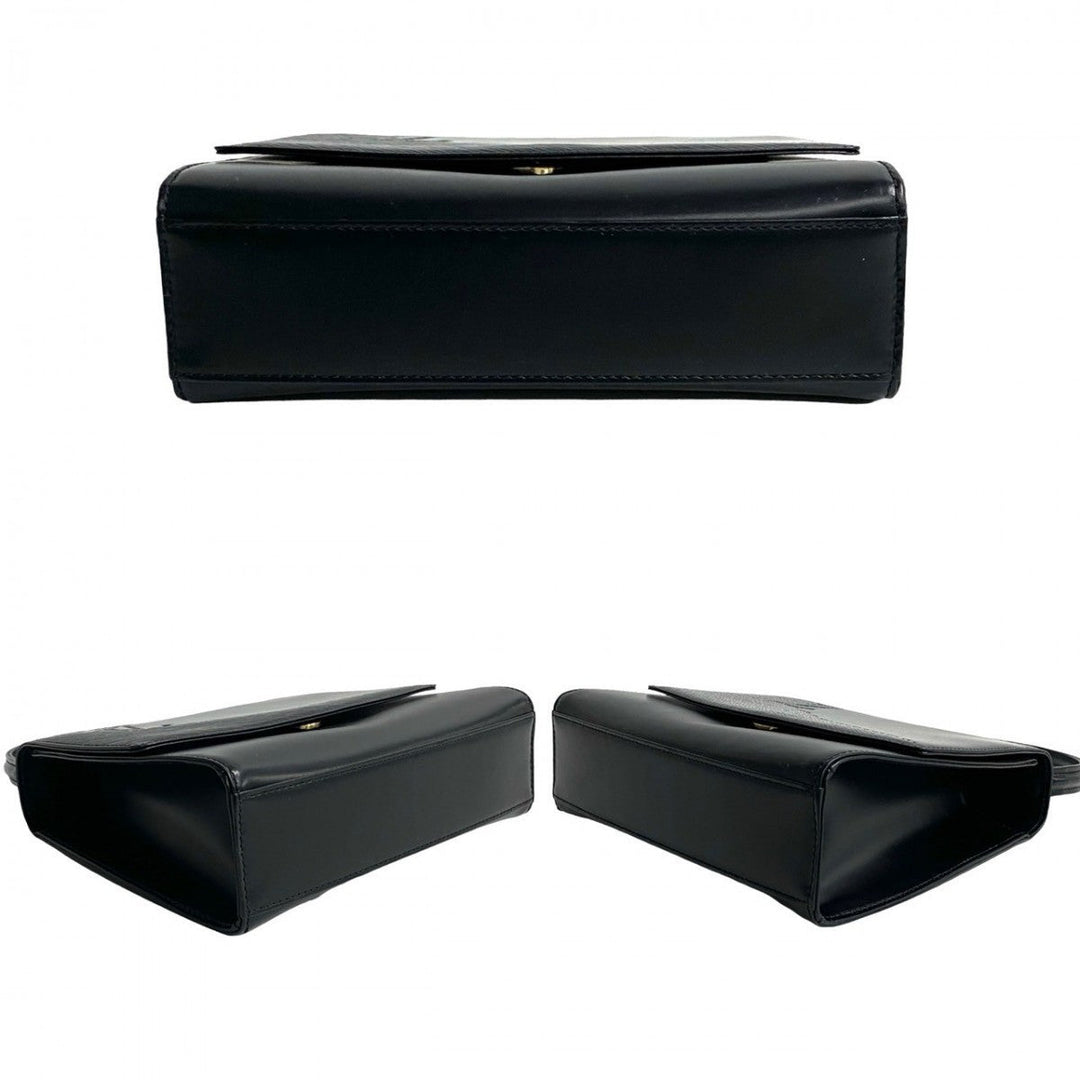 LOUIS VUITTON Handbag leather black Opera Athens