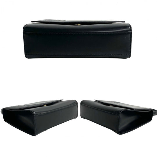 LOUIS VUITTON Handbag leather black Opera Athens