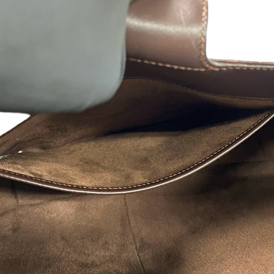LOUIS VUITTON Shoulder Bag Epi Leather Brown Epi Lebri