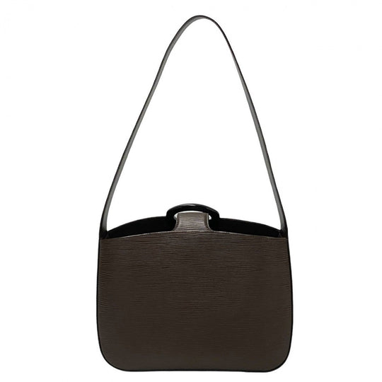 LOUIS VUITTON Shoulder Bag Epi Leather Brown Epi Lebri