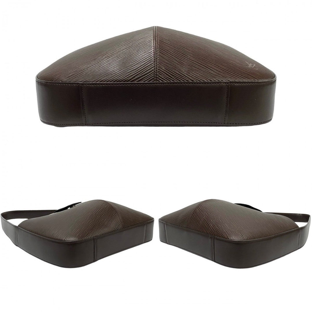 LOUIS VUITTON Shoulder Bag Epi Leather Brown Epi Lebri